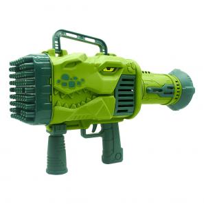 64 Holes Bazooka Electric Dinosaur Bubble Gun with light 