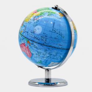 20cm LED World Globes with Blue Oceans Map for Office School and Desktop 