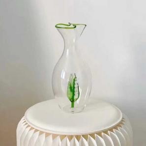Creative High Borosilicate Glass Lily of the Valley Tea Cup 