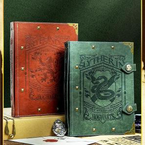 Limited Edition Harry Potter Hogwarts Vintage Academy Loose-leaf Notebook Gryffindor Leather