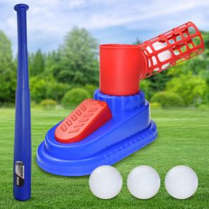 Children's Baseball Trainer Toy Sport Indoor and Outdoor Game Launcher Baseball Set