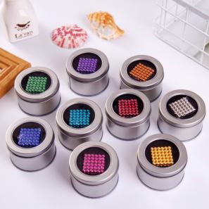 3-5MM Magnet Rainbow Ball Fidget Toy, DIY Hematite Stones Toys for Adults, Science Kit for Anxiety Relief