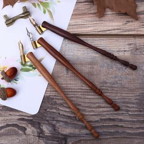 Handcrafted Wooden Straight & Oblique Nibs for Ink Drawing, Calligraphy, and Fine Line Art
