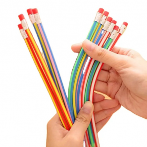 Unbreakable Bendable Pencils - Cute Flexi Writing Tools for Kids, Creative School Prize & Fun Student Gifts