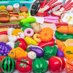 Cutting Play Food Toy for Kids Kitchen Set for Toddlers Pretend Daycare Educational Toy