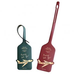 PU Leather Luggage Tags-Travel Essentials for Suitcases and Bags