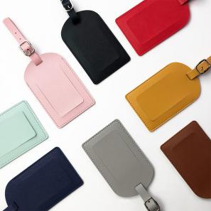 New Multicolor Airplane Boarding Pass Luggage Tags Creative Leather PU Travel ID Tags for Check-in & Carry-On