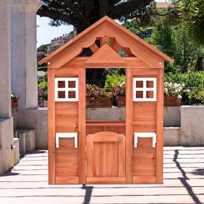 Kid's Wooden Playground Children Cubby House Wooden Playhouse