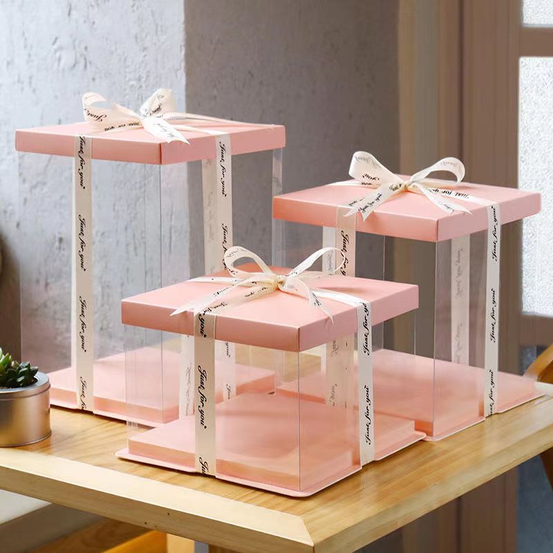 Clear Cake Box, Gift Box 