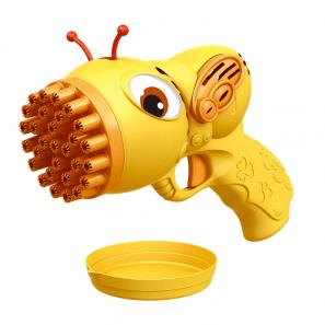 29-Hole LED Bee Bubble Gun with LED Lights Outdoor Summer Toy