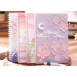 Oil painting  Spiral notebook binders A5 Diary Cute stationery notepad