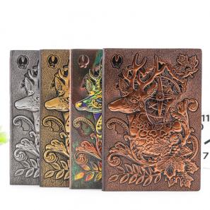 3D Elk European Vintage Notebook Three-dimensional Embossed Notepad